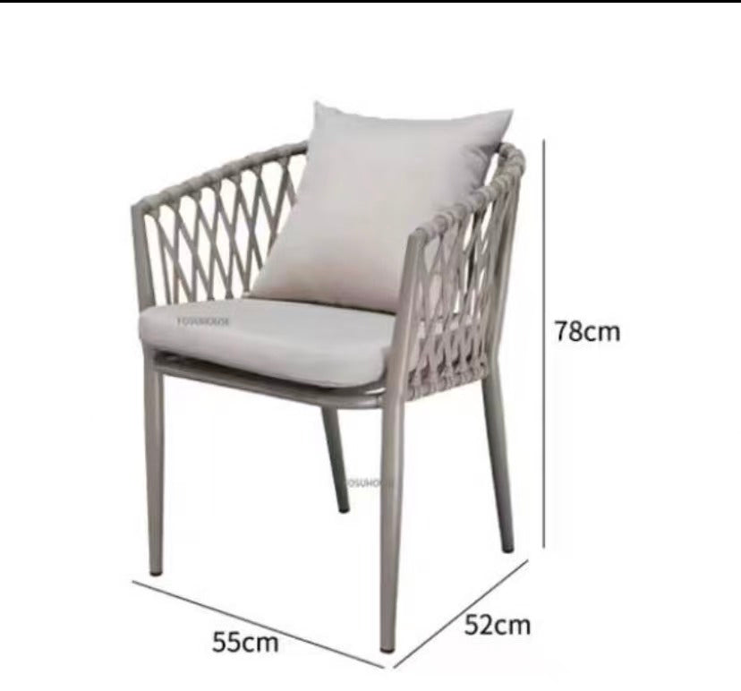 5-Piece All Aluminum Patio Dining Set, Compact 85cm Square Design Multi Market World Inc.