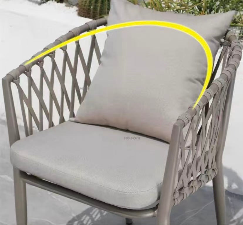 5-Piece All Aluminum Patio Dining Set, Compact 85cm Square Design Multi Market World Inc.