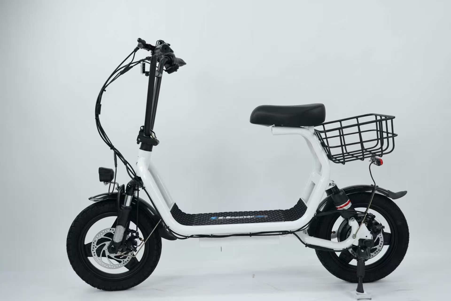 E-Scooter/ Electric Scooter with Seat & Basket, 750W, 48V 10.4Ah, 30KM Range Multi Market World Inc.