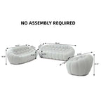 Sculptural Cloud Bubble Sofa, Ottoman Multi Market World Inc.