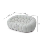 Sculptural Cloud Bubble Sofa, Ottoman Multi Market World Inc.