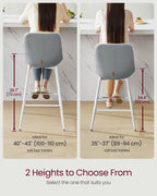 Set of 2 Counter Height Bar Stools with PU Multi Market World Inc.