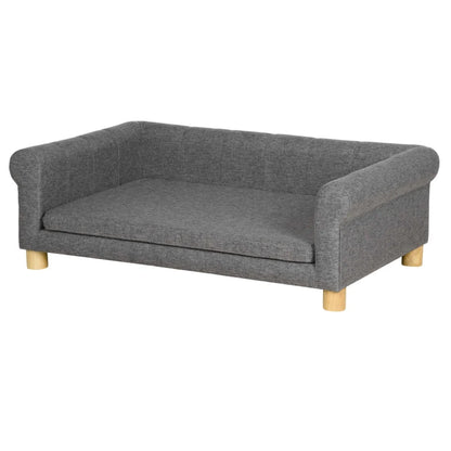 Modern Pet Sofa Cat or Medium Large Dog Bed W/ Removable Seat Cushion
