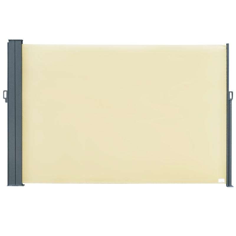 Patio Retractable Double Side Awning, Folding Privacy Screen Fence, Privacy Wall Corner Divider, Garden Outdoor Sun Shade Wind Screen Multi Market World Inc.