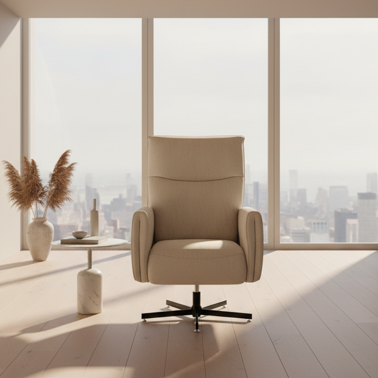 Power Swivel Recliner Office Chair with USB Charging Multi Market World Inc.