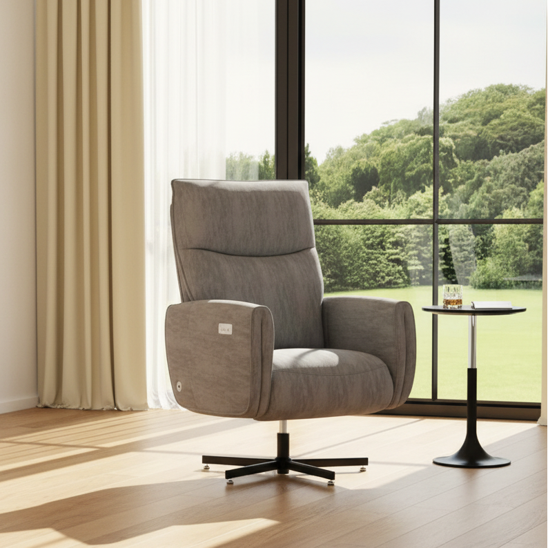 Power Swivel Recliner Office Chair with USB Charging Multi Market World Inc.