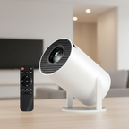 Mini Projector with 5G WiFi & Bluetooth 5.0, 4K Support, Auto Keystone, 130" Display Home Theater Multi Market World Inc.
