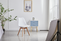 Modern Eiffel Dining Chairs – Wood Legs & Metal Support Frame (1 piece) Multi Market World Inc.