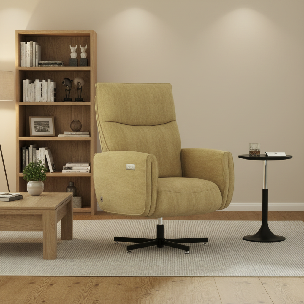 Power Swivel Recliner Office Chair with USB Charging Multi Market World Inc.