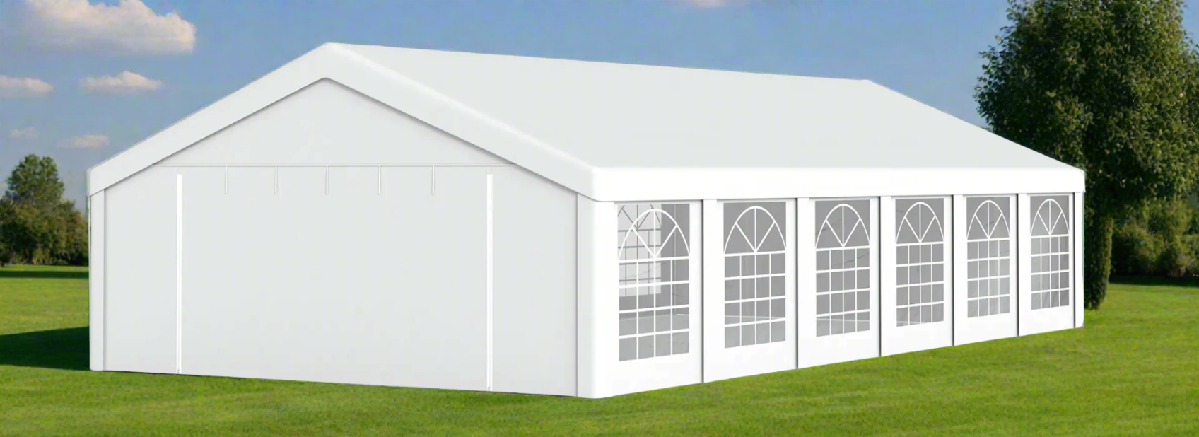 20 x 40 FT Heavy Duty Party Tent – Outdoor Canopy with 12 Removable Window Sidewalls for Events, Weddings, BBQs & More Multi Market World Inc.