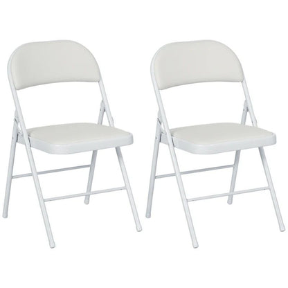 Padded Folding Chairs with Padded Seat