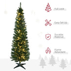 6 FT Chritmas tree with Led Multi Market World Inc.
