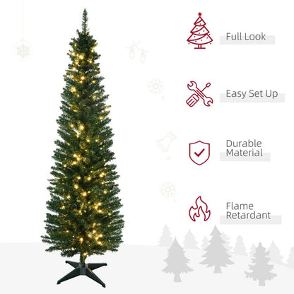 6 FT Chritmas tree with Led