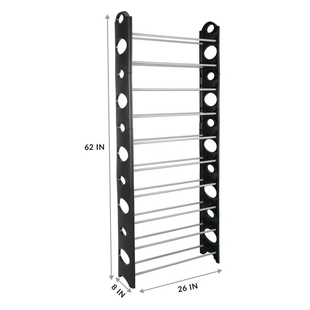 10-Tier Space-Saving Shoe Rack Organizer – Slim Vertical Storage Tower for Closets, Entryways, and Dorms (Holds 30 Pairs) Multi Market World Inc.