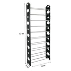10-Tier Space-Saving Shoe Rack Organizer – Slim Vertical Storage Tower for Closets, Entryways, and Dorms (Holds 30 Pairs) Multi Market World Inc.