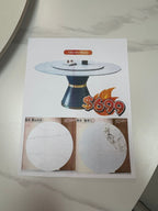 150cm Sintered Stone Round Dining Table Multi Market World Inc.