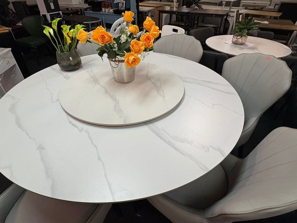 150cm Sintered Stone Round Dining Table Multi Market World Inc.