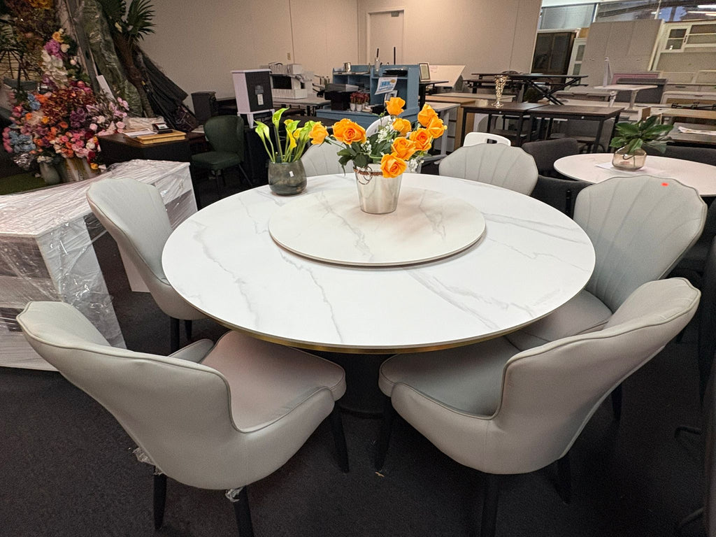 150cm Sintered Stone Round Dining Table Multi Market World Inc.