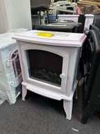 Electric Fireplace, Freestanding Fireplace 1500W, White Multi Market World Inc.