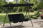 2-Seater Patio Canopy Swing,  Heavy Duty Steel Frame Multi Market World Inc.