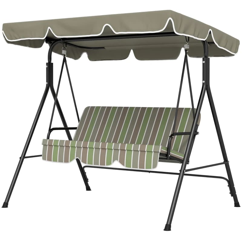 2-Seater Patio Canopy Swing,  Heavy Duty Steel Frame Multi Market World Inc.