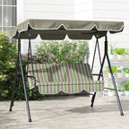 2-Seater Patio Canopy Swing,  Heavy Duty Steel Frame Multi Market World Inc.