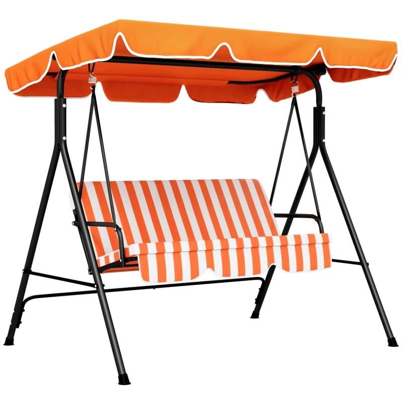 2-Seater Patio Canopy Swing,  Heavy Duty Steel Frame Multi Market World Inc.
