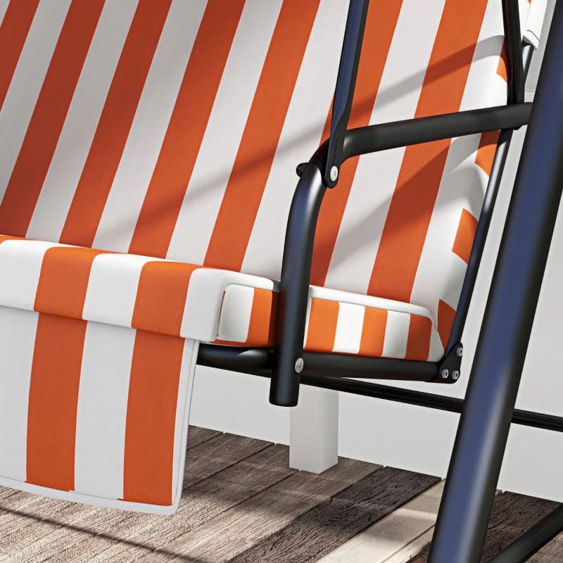 2-Seater Patio Canopy Swing,  Heavy Duty Steel Frame Multi Market World Inc.