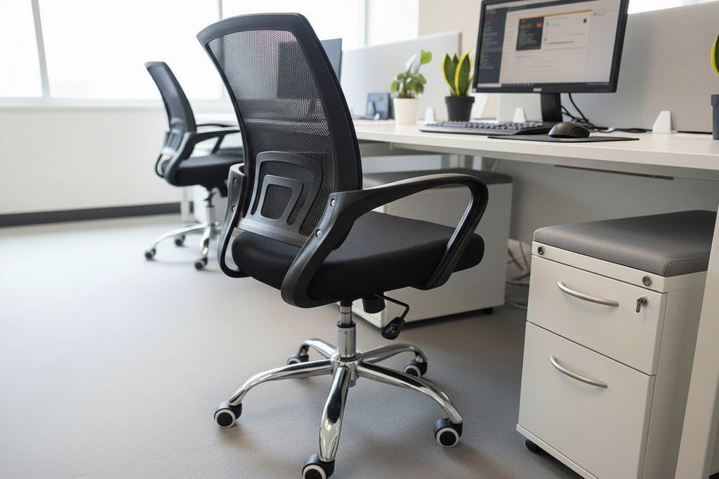 Oversized Mesh Office Chair, 22" Wide Armrests Multi Market World Inc.