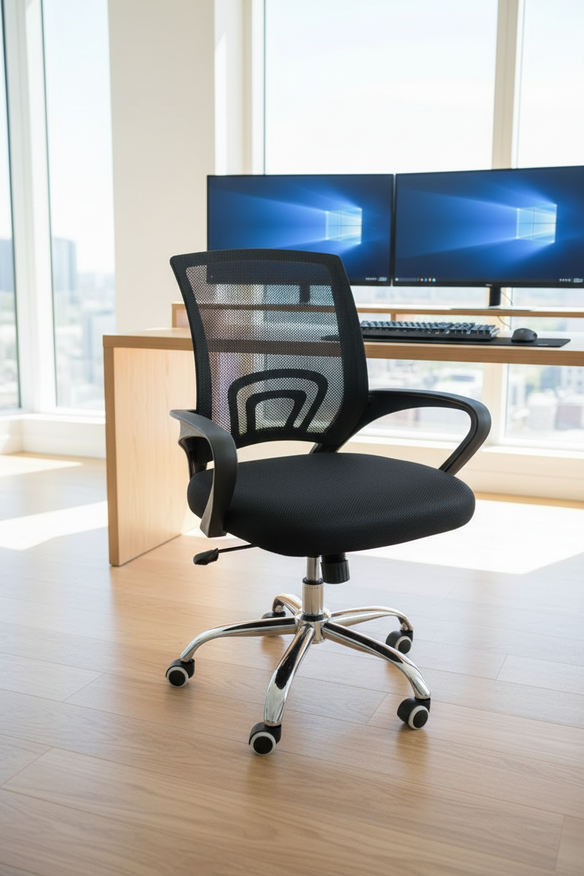 Oversized Mesh Office Chair, 22" Wide Armrests Multi Market World Inc.