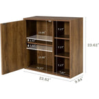 Bathroom Wall Cabinet with Adjustable Shelves, Small Space Storage Solution Multi Market World Inc.