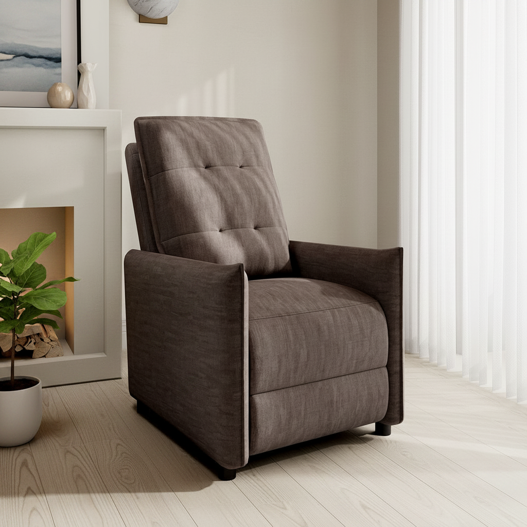 Tufted Fabric Recliner Chair - Multi Market World Multi Market World Inc.