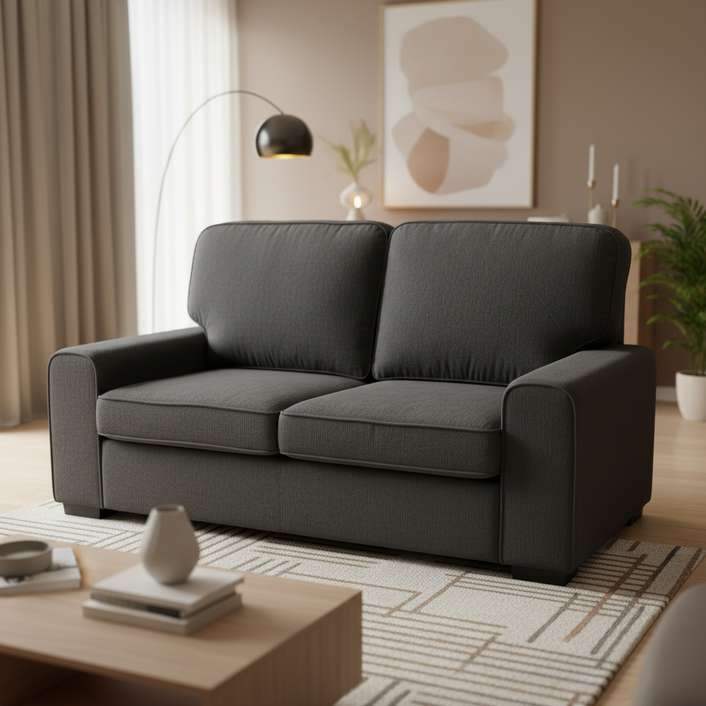 Modern 2-Seater Sofa with Deep Cushioning Multi Market World Inc.