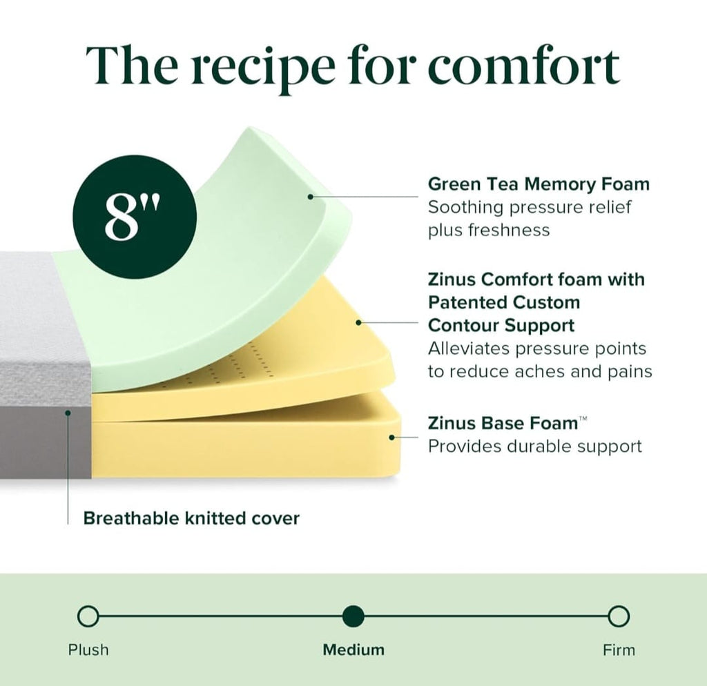 8" Ultima memory foam mattress Multi Market World Inc.