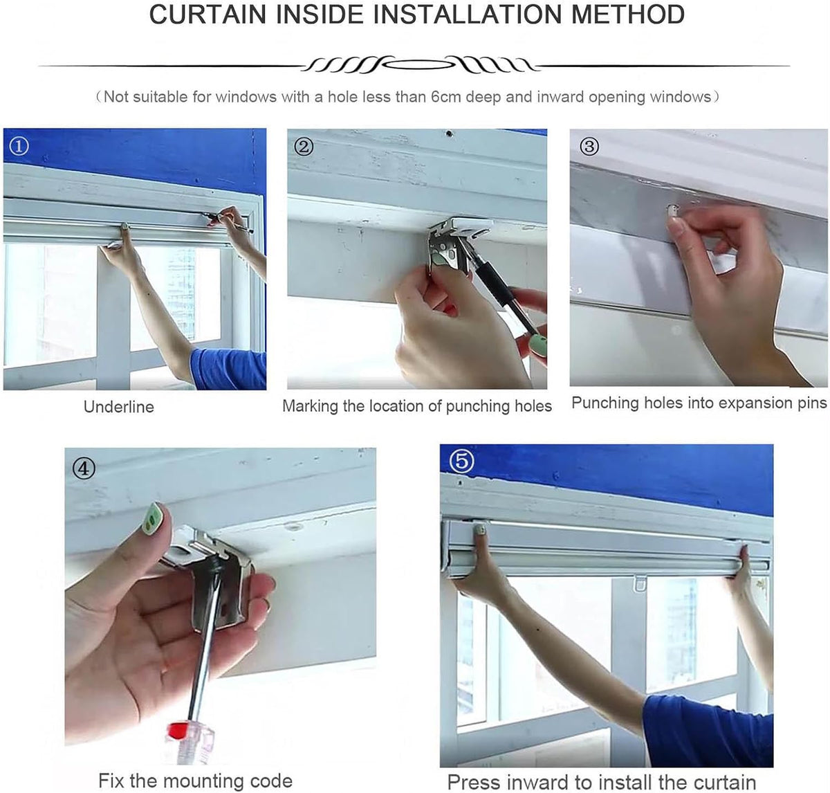 Off-White Retractable Thermal Blackout Roller Blind | Thermal Insulating & UV Protection Window Shade (80cm - 120cm) Multi Market World Inc.