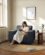 40" Oversized Accent Chair/ Single Sofa, Modern Comfort & Deep Seating for Small Spaces, Share Room Multi Market World Inc.