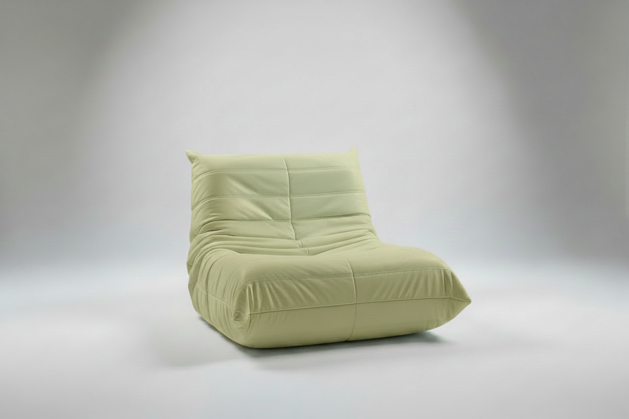 Lazy Sofa, Floor Sofa Chair, Cloud Lounge Chair - Plush White Tufted Floor Sofa Multi Market World Inc.