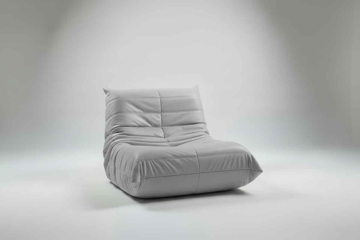 Lazy Sofa, Floor Sofa Chair, Cloud Lounge Chair - Plush White Tufted Floor Sofa Multi Market World Inc.