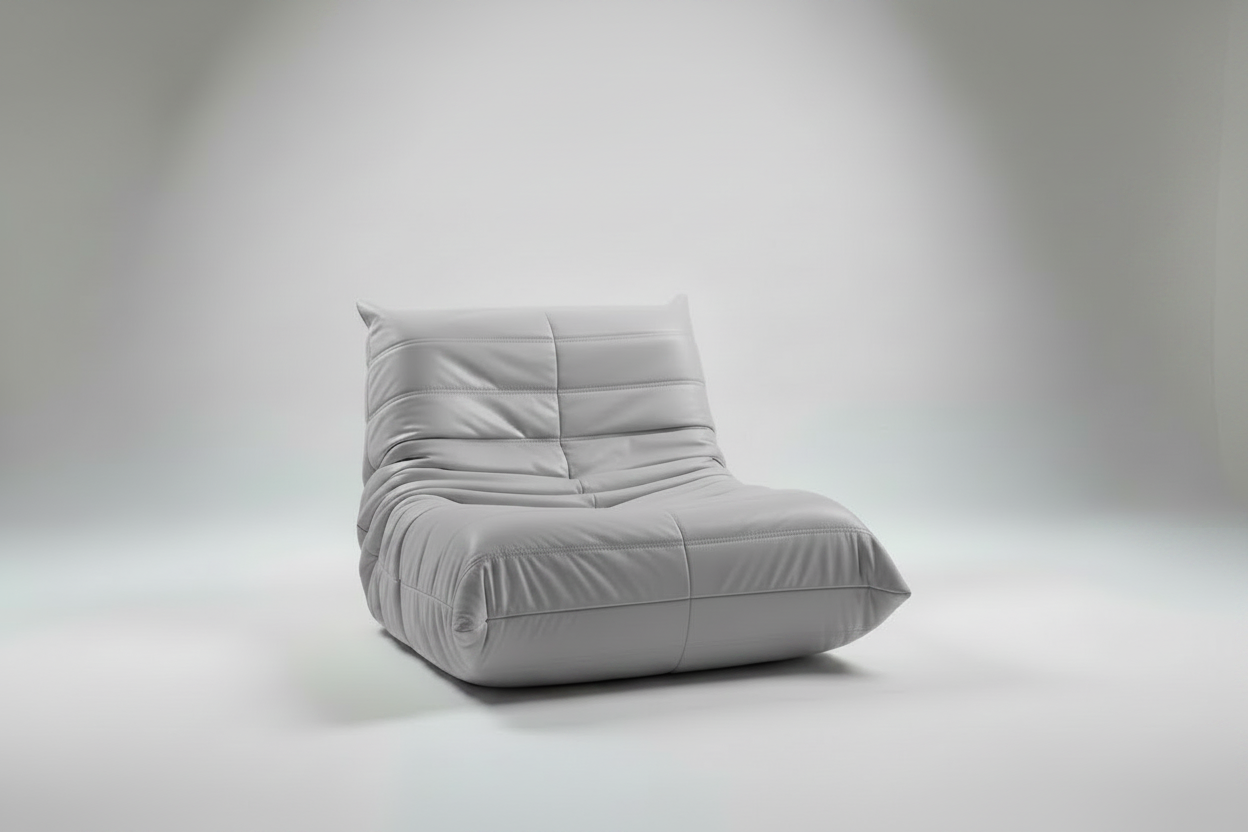 Lazy Sofa, Floor Sofa Chair, Cloud Lounge Chair - Plush White Tufted Floor Sofa Multi Market World Inc.