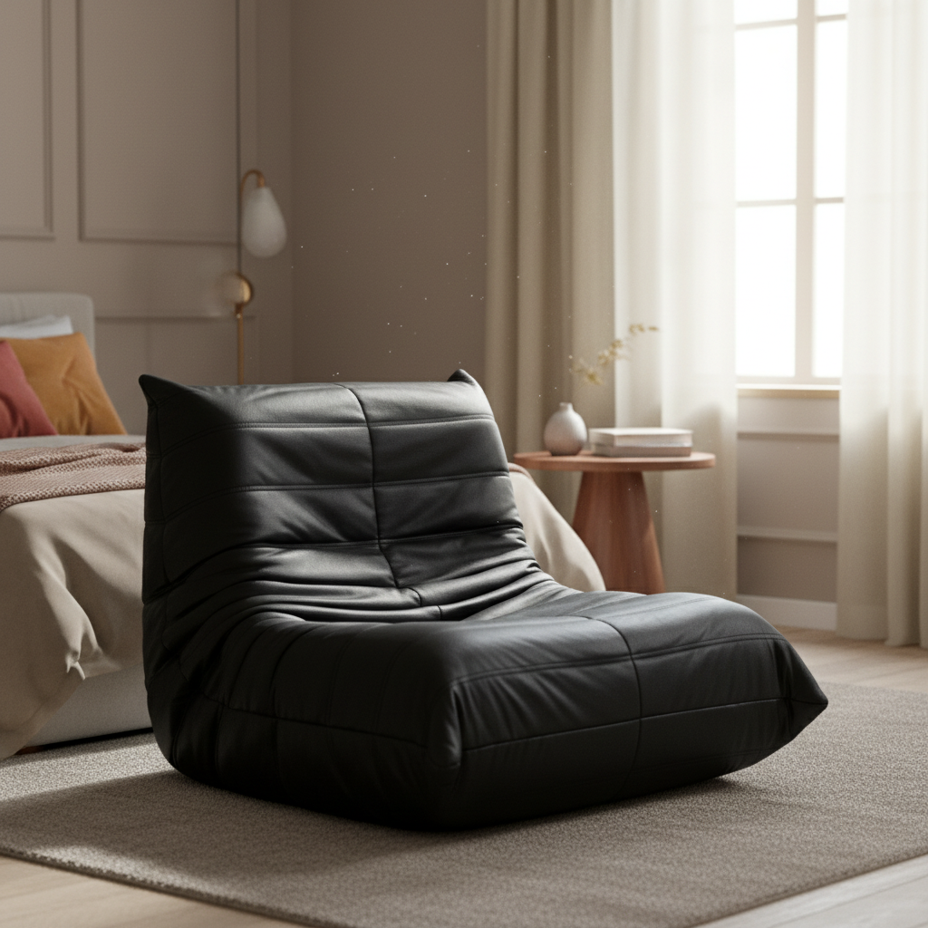 Lazy Sofa, Floor Sofa Chair, Cloud Lounge Chair - Plush White Tufted Floor Sofa Multi Market World Inc.