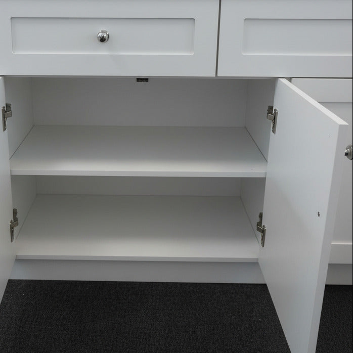 White Kitchen Pantry Cabinet with Hutch, Coffee Bar Station, 185.5cm Height Storage Organizer Multi Market World Inc.