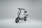 Foldable 14" Electric Scooter with Seat & Cargo Basket – Adjustable Height, 750W Motor, 30 km/h, 10.4Ah Battery Multi Market World Inc.