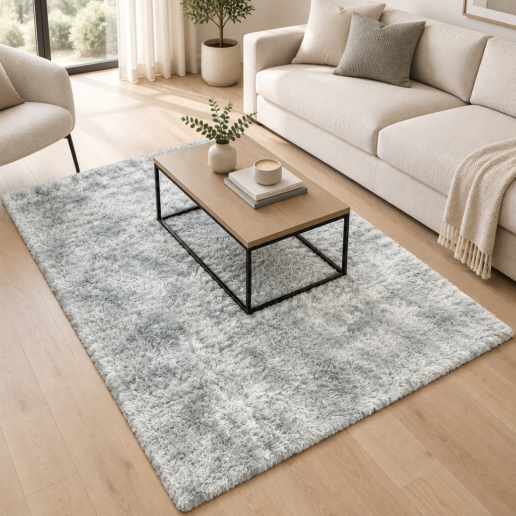 Ultra-Soft Plush Shag Area Rug - Multi-Size & Color Options Multi Market World Inc.