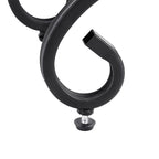 Metal Grapevine 10-Bottle Wine Rack - Free Standing Metal Wine Holder Countertop & Floor Display Multi Market World Inc.