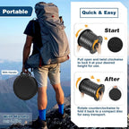 Portable Folding Toilet – Multi-Functional Retractable Camping Commode with Toilet Paper Holder Multi Market World Inc.