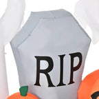 4ft Light-Up Halloween Inflatable: Spooky Ghosts, Tombstone & Pumpkin Multi Market World Inc.