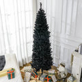 7FT Christmas Tree, Artificial Christmas Tree, Black Multi Market World Inc.