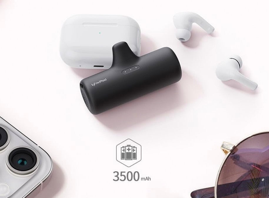 Portable Power Bank,  3500 mhA,  with built-in lightning, multiple safety certification Multi Market World Inc.