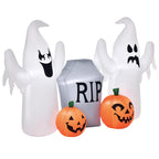 4ft Light-Up Halloween Inflatable: Spooky Ghosts, Tombstone & Pumpkin Multi Market World Inc.